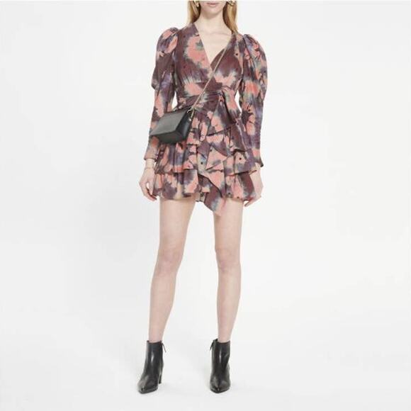 Ulla Johnson Semira Mini Dress in Rosewood - Picture 12 of 12